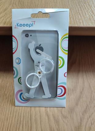 Тримач-кільце для смартфона Keeep білий