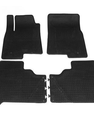 Резиновые коврики (4 шт, Polytep) для Mitsubishi Pajero Wagon IV