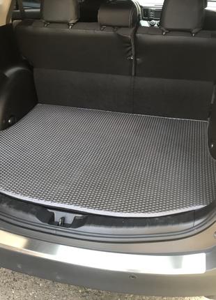 Коврик багажника с докаткой (EVA, черный) для Toyota Rav 4 201...