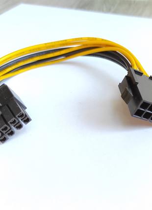 Кабель 8 pin PCI-E або CPU 18см Cable Power adapter CPU Graphics