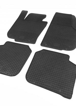 Гумові килимки (4 шт, Polytep) для Skoda Superb 2009-2015 рр
