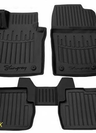 Коврики Stingray 3D (5 шт, полиуретан) для Nissan X-trail T31 ...