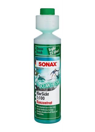 Sonax Средство в бачок омывателя 1:100 Ocean-Fresh, 250 мл