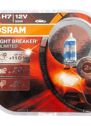 Лампа головного света Osram H7 55W Night Breaker Unlimited 642...
