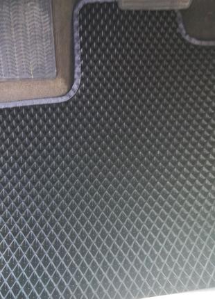 Коврики (3 ряда, EVA, черные) для Honda Odyssey