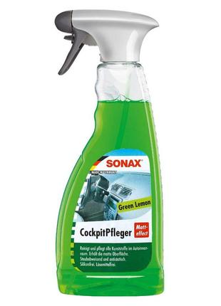 Sonax Очиститель пластика матовый Green-Lemon, 500 мл