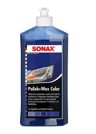 Полироль Sonax Polish & Wax Color NanoPro, с цветным воском, с...