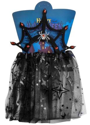 Карнавальный костюм на хелловин "черная вдова"