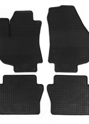Резиновые коврики (4 шт, Polytep) для Opel Zafira B 2005-2011 гг