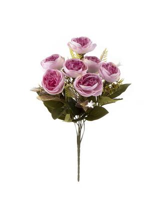 Декоративные цветы "пионовидные розы" фиолетовые