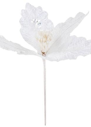 Декоративный цветок "белая лилия"