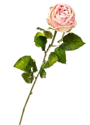 Цветок искусственный "роза пастельная"