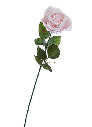 Новогодняя роза 74 см розовая