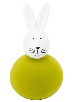 Фигурка "пасхальный кролик", зеленый, 17,5 см