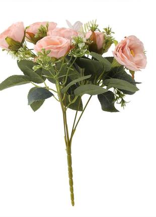 Букет роз "вдохновение", розовый, 31 см