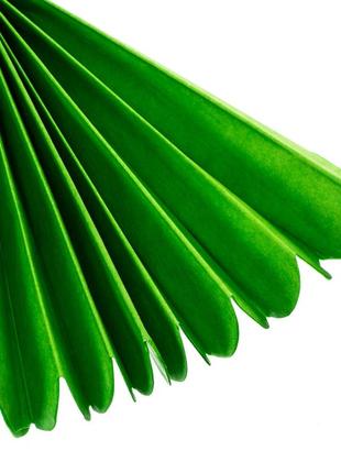 Бумажный пом-пон, зеленый 40 см.