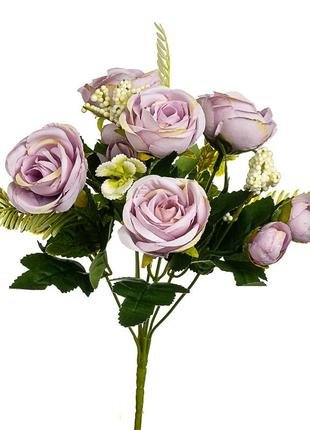Букет "фиолетовые розы" 30см