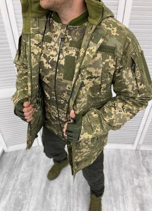 Куртка Бушлат с подстежкой зимний КВВЗ нового образца ВСУ ММ14