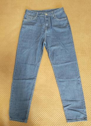 Женские прямые джинсы с высокой талией, м