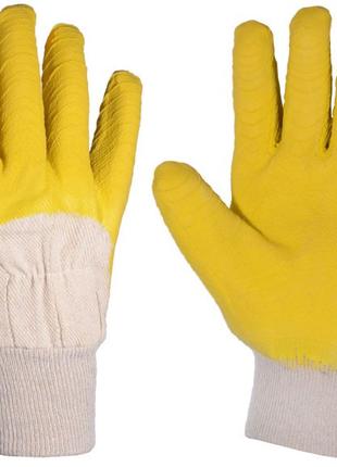 Перчатки стекольщика Master Tool (желтые)