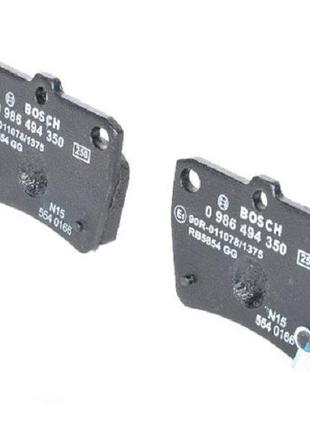 Тормозные колодки Bosch дисковые задние TOYOTA RAV 4 2,0-2,4 9...