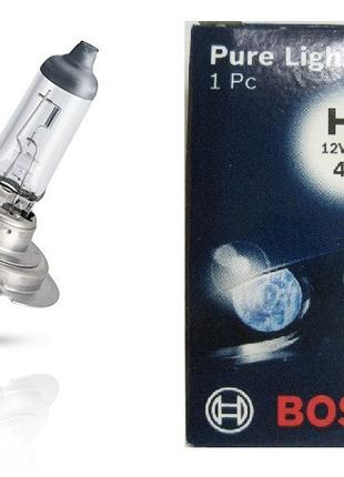 Галогеновая лампа BOSCH Pure Light H7 55W 12V PX26d (1987302071)