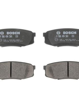 Тормозные колодки Bosch дисковые задние TOYOTA Land Cruiser 20...