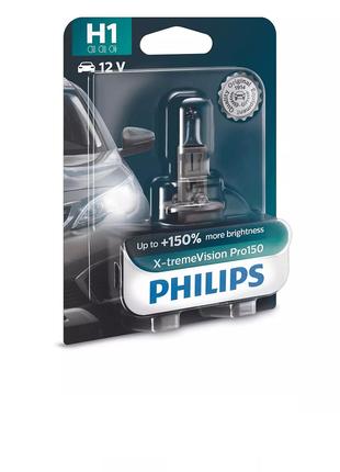 Галогеновая лампа PHILIPS 12258XVPB1 H1 55W 12V P14,5s X-treme...