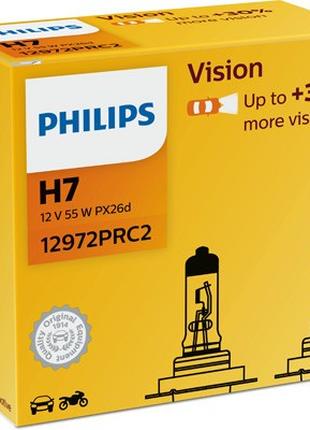 Комплект галогеновых ламп PHILIPS 12972PRC2 H7 55W 12V PX26d P...