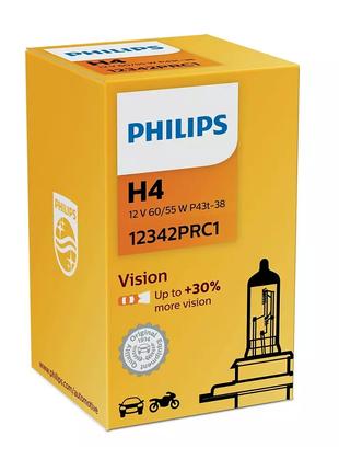 Галогеновая лампа PHILIPS 12342PRC1 H4 60/55W 12V P43t Premium