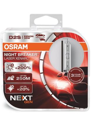 Комплект ксенонових ламп OSRAM 66240XNN-HCB Night Breaker Lase...