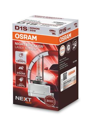 Ксеноновая лампа OSRAM 66140XNN Night Breaker Laser +200% D1S ...