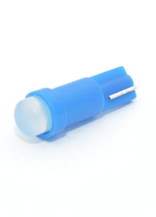 Светодиодная лампа AllLight T 5 1 диод COB W2*4.6d 12V BLUE