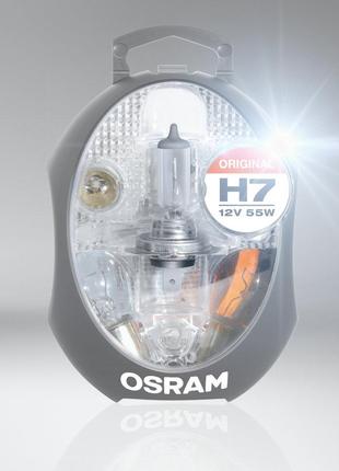 Комплект запасных ламп для легковых автомобилей OSRAM CLK H7