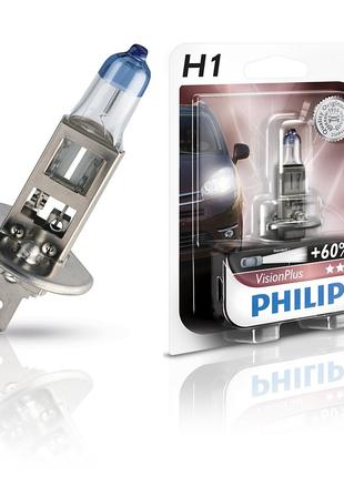 Галогеновая лампа PHILIPS 12258VPB1 H1 55W 12V P14,5s VisionPlus