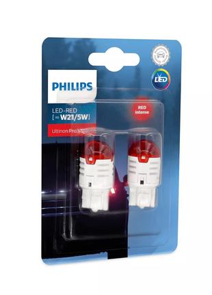 Комплект светодиодных ламп Philips 11066U30RB2 W21/5W LED 12V ...
