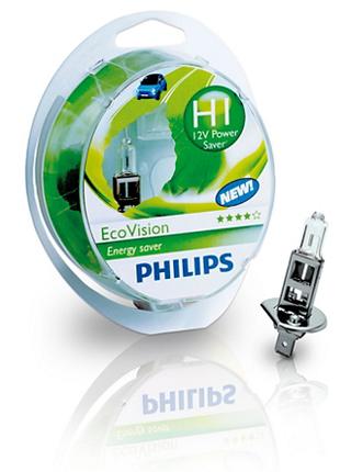 Комплект галогеновых ламп PHILIPS 12258ECOS2 55W 12V P14,5s H1...