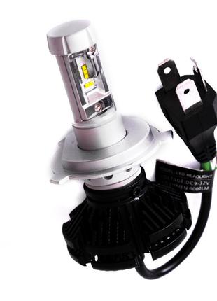 Комплект LED ламп AllLight X3 H4 50W 6000K 6000lm с радиатором...