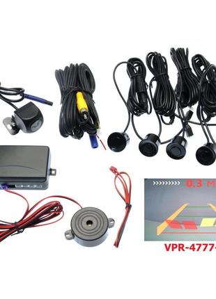 Парктроник Baxster VPR-4777-03 черный + камера