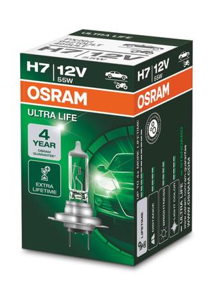 Галогеновая лампа Osram 64210ULT UltraLife H7 55W 12V PX26d