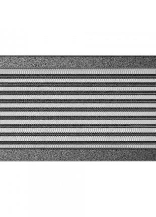 Решетка черно-серебряная с жалюзями 22x45