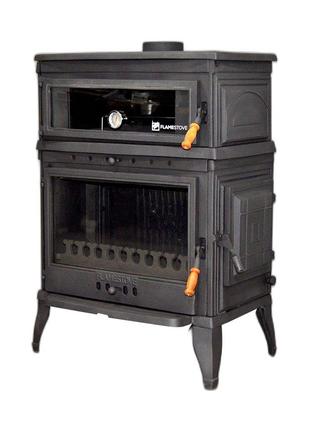 Чавунна піч Flame Stove RETRO DIK з духовкою та боковою дверкою