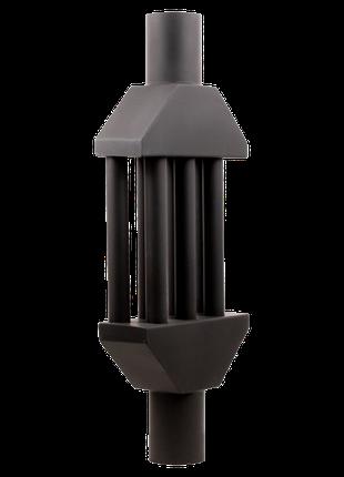 Теплообменник Экожар нержавеючий черный Ø 130 мм