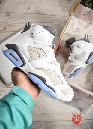 Кроссовки nike air jordan 6 white