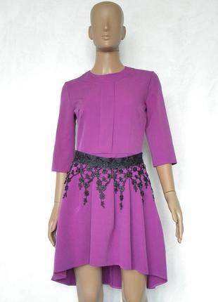 Нарядное платье фиолетового цвета 44, 46 размеры (38, 40 еврор...