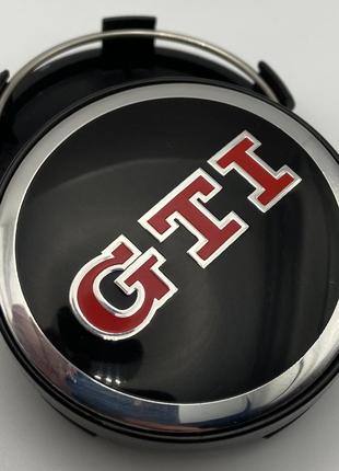 Колпачок с логотипом GTI для оригинальных литых дисков Ауди 61...
