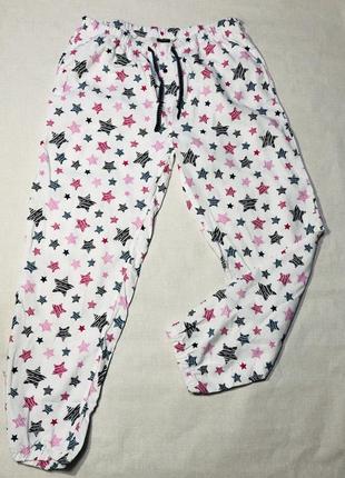 Теплые пижамные женские брюки esmara. фланель