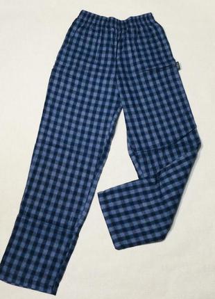 Мужские пижамные брюки c&amp;a. фланель-тепли