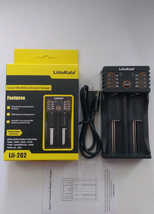Зарядное устройство Liitokala Lii-202/Li-ION/NiMh/USB