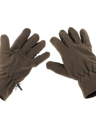 Тактические зимние перчатки флисовые, утепленные военные перча...